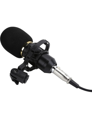 Micrófono de Condensador USB Nikou BM800 con Soporte Antichoque