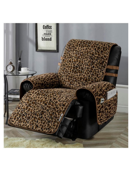 Funda Sillón Recliner STONECREST Leopardo 63.5 cm Antideslizante Funda Sillón Recliner STONECREST Leopardo 63.5 cm Antideslizante
