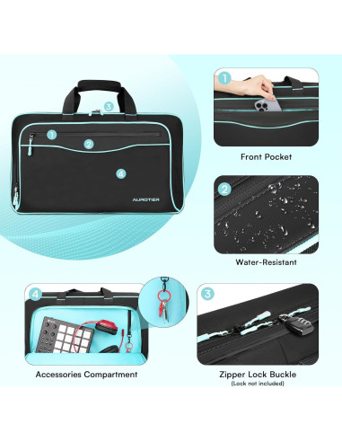 Bolsa DJ AUROTIER para DDJ-FLX4/200/400/REV1, 17.3"