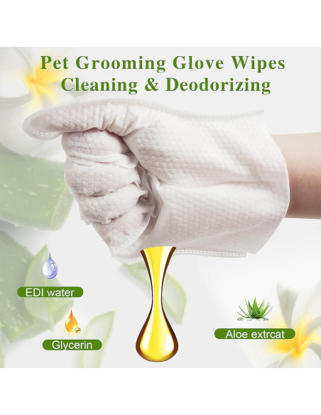32 Guantes Toallitas para Baño de Mascotas IMMCUTE Sin Fragancia 32 Guantes Toallitas para Baño de Mascotas IMMCUTE Sin Fragancia