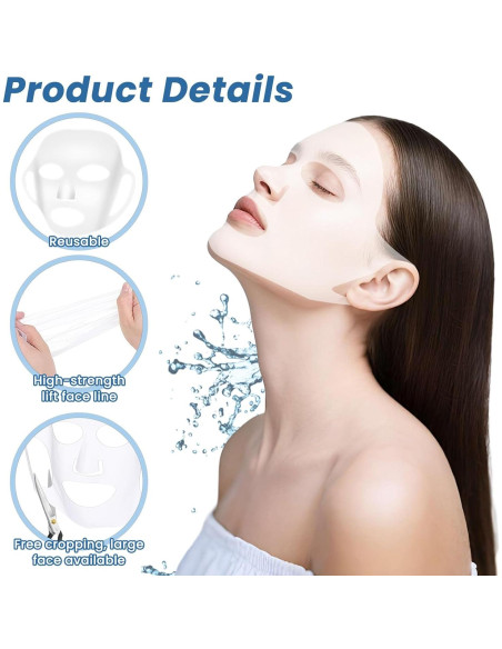 5 Piezas Máscara Facial de Silicona Reutilizable LIQWEI 5 Piezas Máscara Facial de Silicona Reutilizable LIQWEI