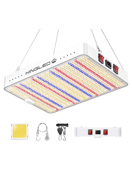 Lámpara de Cultivo LED KingLED KP2000 Espectro Completo 200W Lámpara de Cultivo LED KingLED KP2000 Espectro Completo 200W