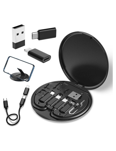Kit Adaptador USB-C Povdite con 3 Adaptadores y Extractor SIM