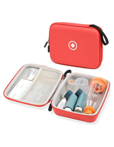 Funda Dura Fukumi para Inhalador y Accesorios de Asma