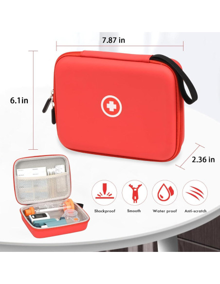 Funda Dura Fukumi para Inhalador y Accesorios de Asma Funda Dura Fukumi para Inhalador y Accesorios de Asma