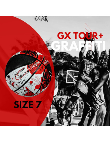 Balón de Baloncesto GX TOUR+ Edición Limitada Graffiti 29.5 cm