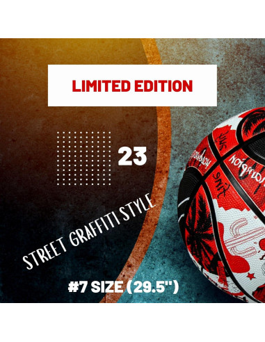 Balón de Baloncesto GX TOUR+ Edición Limitada Graffiti 29.5 cm