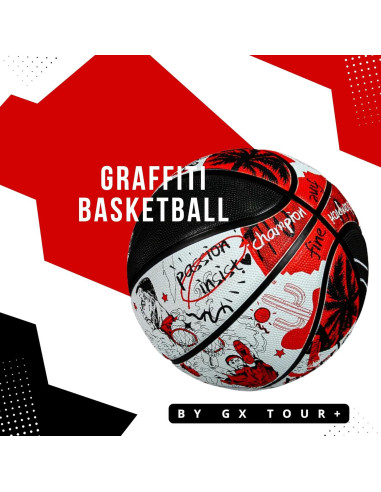 Balón de Baloncesto GX TOUR+ Edición Limitada Graffiti 29.5 cm