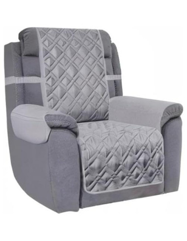 Funda Reclinable Ameritex Impermeable Antideslizante Gris