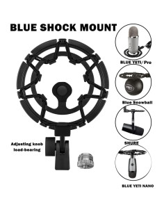 Brazo de micrófono Blue Yeti con soporte y filtro anti-pop 2