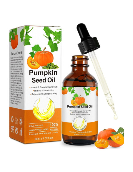 Aceite de Semilla de Calabaza Orgánico 60 ml - Crecimiento Cabello Aceite de Semilla de Calabaza Orgánico 60 ml - Crecimiento Cabello