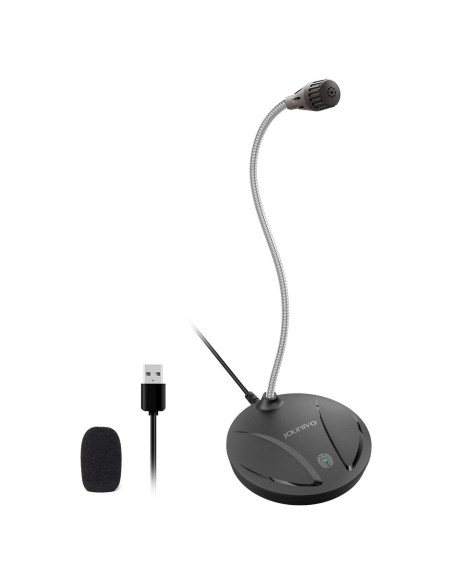 Micrófono USB JOUNIVO JV610 con Silencio y 360 Grados Micrófono USB JOUNIVO JV610 con Silencio y 360 Grados