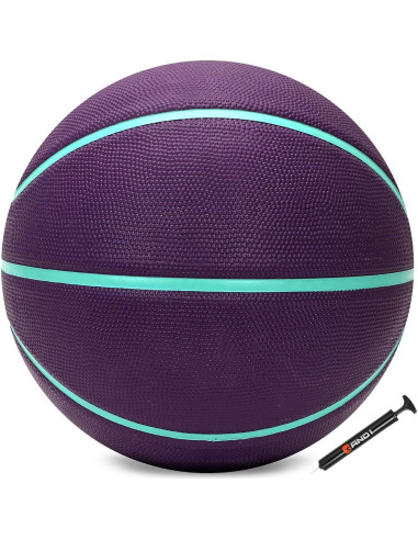 Balón de Baloncesto AND1 Fantom 7 Goma Color Púrpura
