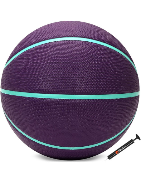 Balón de Baloncesto AND1 Fantom 7 Goma Color Púrpura Balón de Baloncesto AND1 Fantom 7 Goma Color Púrpura