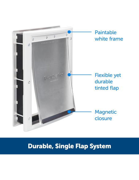 Puerta de Plástico para Mascotas PetSafe Grande 45 kg Puerta de Plástico para Mascotas PetSafe Grande 45 kg
