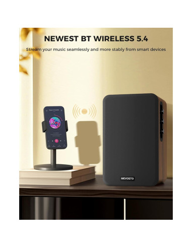 Altavoces Estantería MEVOSTO DS19 36W RMS Bluetooth 5.4