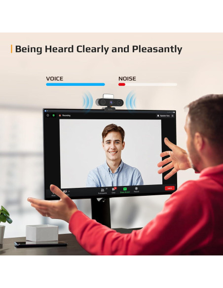 Cámara Web 4K RayBit SeeUpmini con Altavoz y Micrófono Cámara Web 4K RayBit SeeUpmini con Altavoz y Micrófono