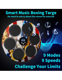 Máquina de Boxeo AMAS Beauty con Guantes y Bluetooth 2