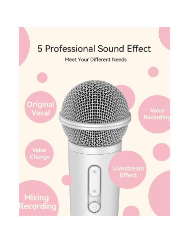 Micrófono Inalámbrico Puremic MX1 con Auriculares y Soporte