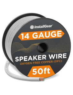 Cable de altavoz marino InstallGear 14 AWG 15,24 m blanco