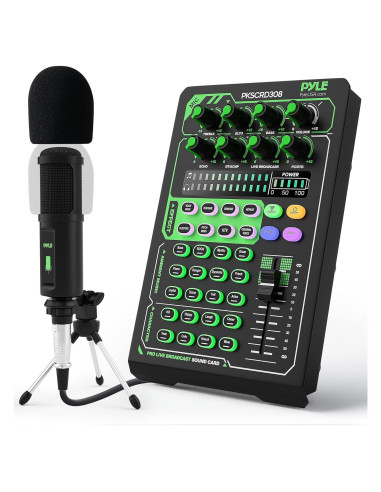 Tarjeta de Sonido Pyle PKSCRD308 Bluetooth con Micrófono