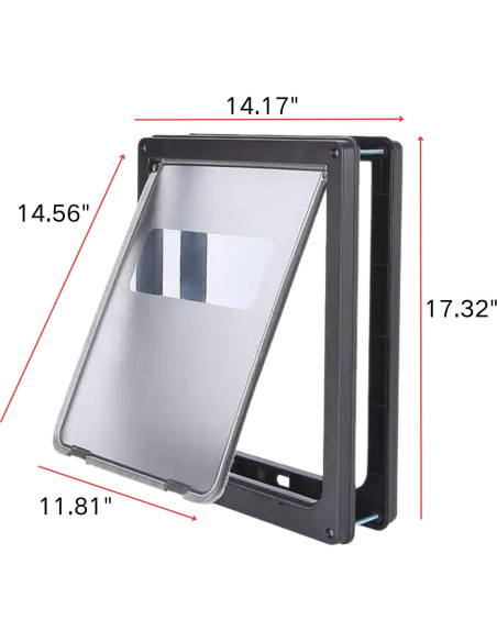 Puerta para Perros GOVNPJ 36x43 cm con Aleta Magnética Puerta para Perros GOVNPJ 36x43 cm con Aleta Magnética