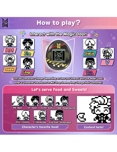 Tamagotchi Nano TinyTAN - V ver. con figura coleccionable