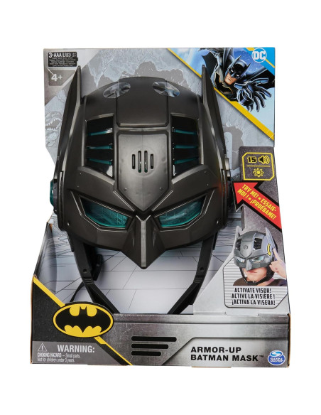 Máscara Armor-Up Batman Spin Master con Sonidos y Luces Máscara Armor-Up Batman Spin Master con Sonidos y Luces