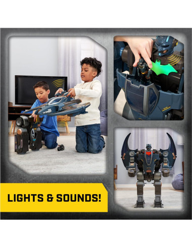 Juego Ciudad Gótica Guardian Batman 4-en-1 con Luces y Sonidos