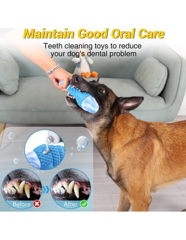 Juguete para Perros WinTour Tiburón Azul Masticable 20-36 kg