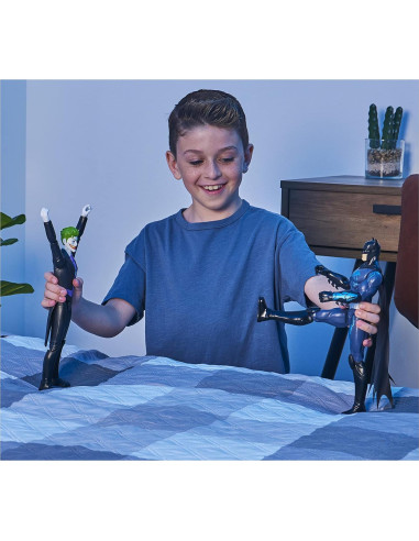 Figura de Acción Batman 30 cm Spin Master Traje Negro/Azul