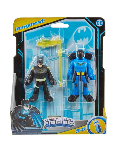 Figuras Batman y Rookie Imaginext DC Super Friends