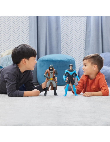 Figura de Acción Nightwing Spin Master 30 cm Detalle Comic