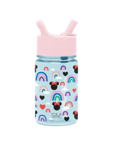 Botella de Agua Simple Modern Minnie Mouse 354 ml A Prueba de Fugas