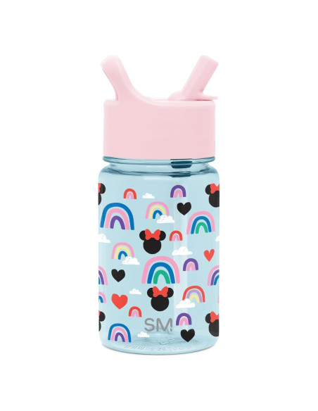Botella de Agua Simple Modern Minnie Mouse 354 ml A Prueba de Fugas Botella de Agua Simple Modern Minnie Mouse 354 ml A Prueba de Fugas