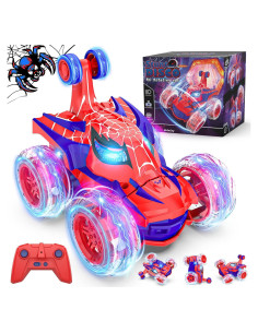 Coche RC Acrobático Mafbeanl 360 con Luces Recargables