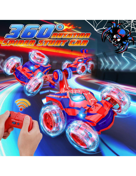Coche RC Acrobático Mafbeanl 360 con Luces Recargables Coche RC Acrobático Mafbeanl 360 con Luces Recargables