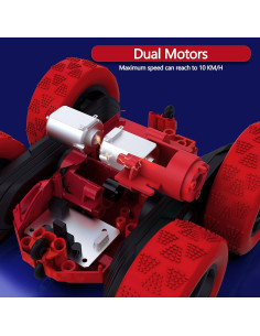 Coche RC Hamdol T1 Acrobático 4WD 360 Rotación LED Rojo 2