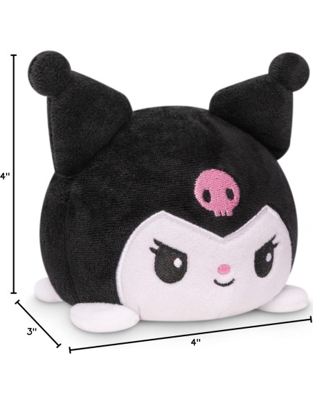 Peluche Reversible TeeTurtle My Melody + Kuromi 10 cm Peluche Reversible TeeTurtle My Melody + Kuromi 10 cm