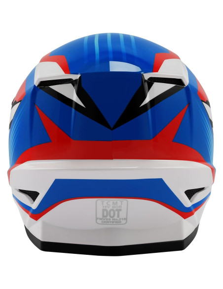 Casco Infantil TCT-MOTORPARTS Azul Pequeño para Motocross Casco Infantil TCT-MOTORPARTS Azul Pequeño para Motocross