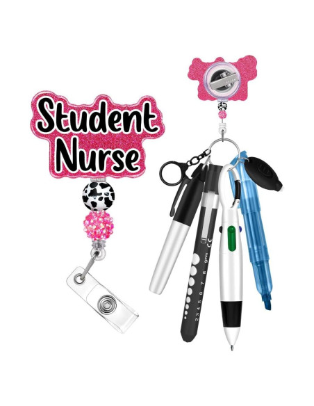 Conjunto de bolígrafos Plifal para enfermeras - 4 piezas con soporte Conjunto de bolígrafos Plifal para enfermeras - 4 piezas con soporte