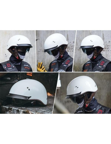 Casco de motocicleta VCOROS F-07 con visera solar XXL Casco de motocicleta VCOROS F-07 con visera solar XXL