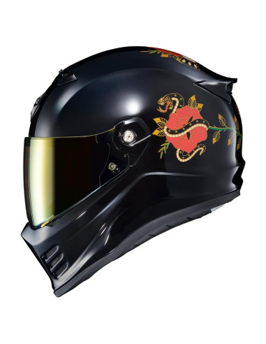Casco Integral ScorpionEXO Covert FX Negro Brillante 1.22kg