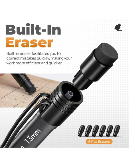 Lápiz Mecánico Nicpro 1.3mm Resistente al Clima con Recargas Lápiz Mecánico Nicpro 1.3mm Resistente al Clima con Recargas