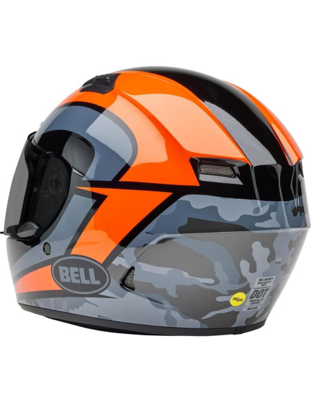 Casco BELL Qualifier DLX MIPS Brillo Naranja/Negro 2.38 kg Casco BELL Qualifier DLX MIPS Brillo Naranja/Negro 2.38 kg