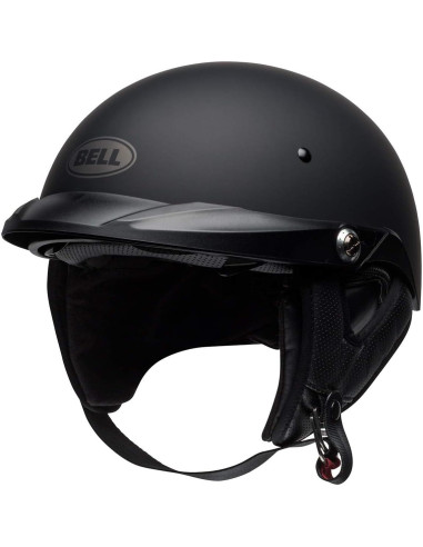 Casco BELL Pit Boss Mediano Negro Mate con Protector Solar