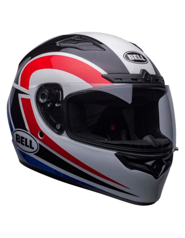 Casco BELL Qualifier DLX MIPS Brillo Blanco/Camuflaje Azul Grande