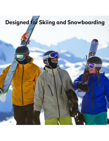 Máscara Balaclava Pukavt 3 Paquetes UV para Esquí y Ciclismo