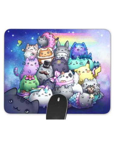 Alfombrilla de Ratón Qien BaiSei Animales Acuarelados 24x20cm