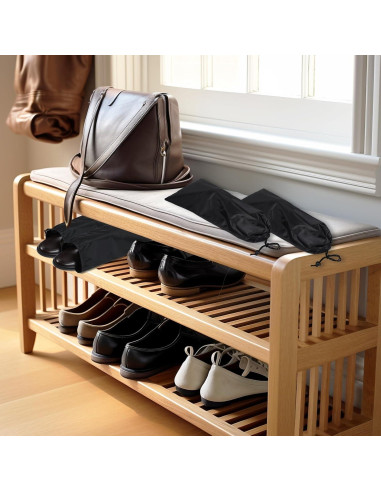 Paquete de 20 bolsas para zapatos Tolare 45x20 cm negras